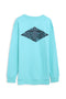 Men Branded Graphic Sweatshirt - Sea Green