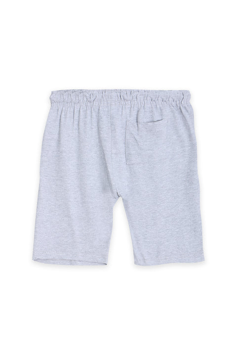 Men Terranova Printed Short- Heather Grey