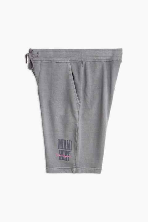 Men Branded Graphic Short - Grey