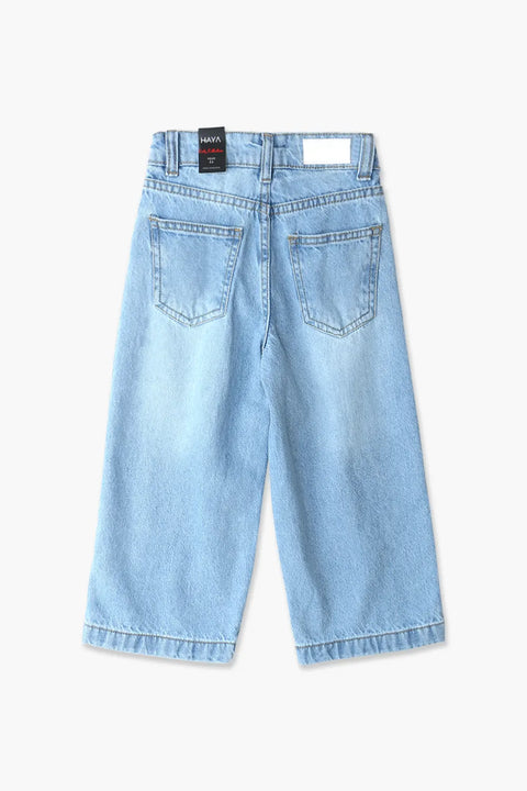 Denim Wide Leg Pant