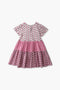 Girls Branded Graphic Frock - Pink