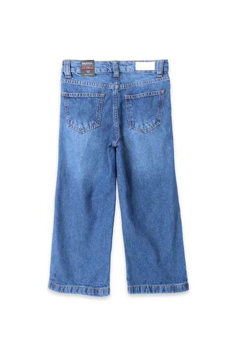 Denim Wide Leg Pant