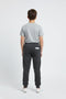 Boys Branded Fleece Pajama - D/Grey