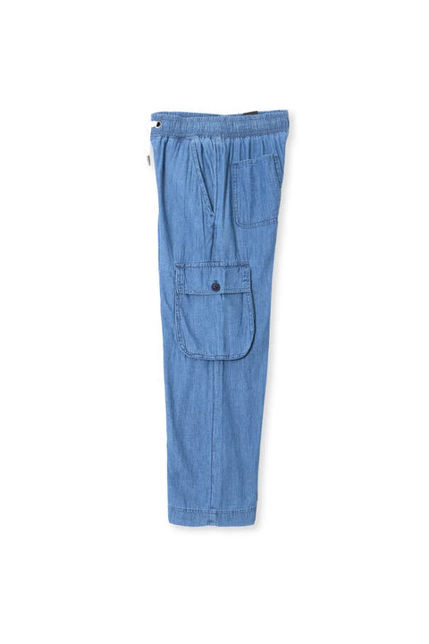 Denim Wide Leg Pant