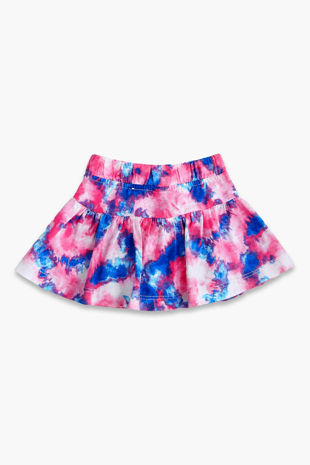 Girls Graphic Cotton Mini Skirt - Multi