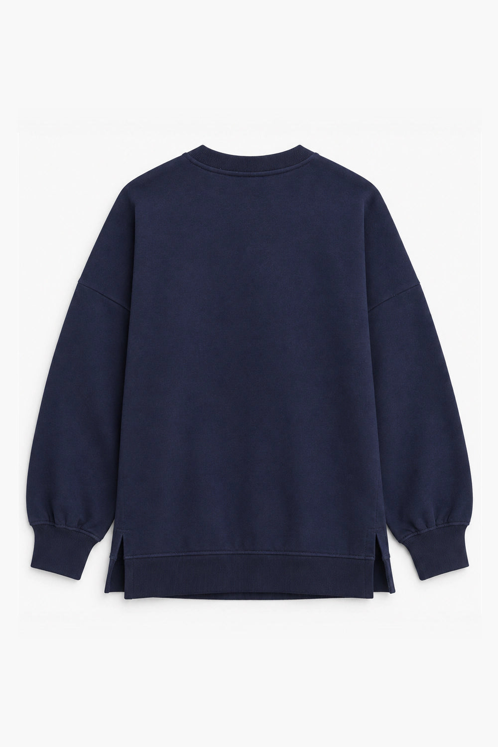 Women Branded Fleece Sweatshirt - N/Blue