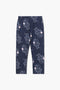 Girls Branded Pajama - Navy