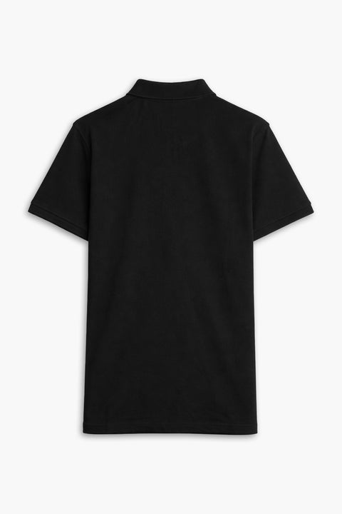 Men Branded Polo - Black
