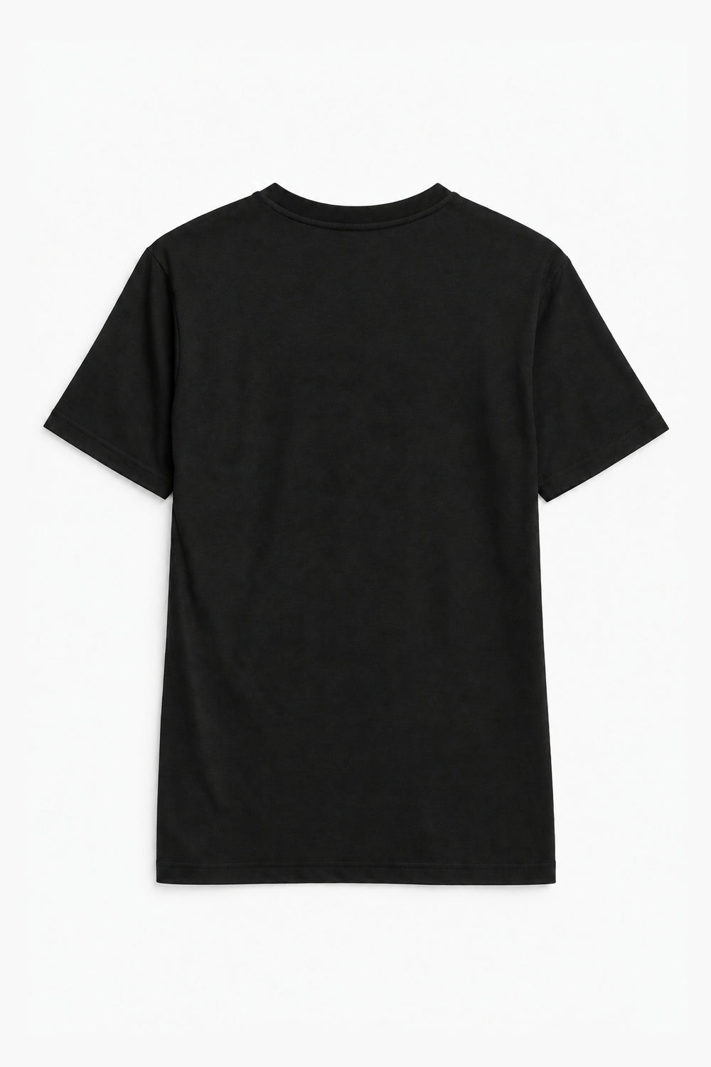 Men Branded Basic T-Shirt - Black