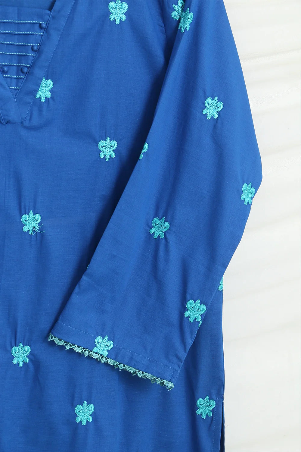 2 PIECE EMB LAWN SUIT