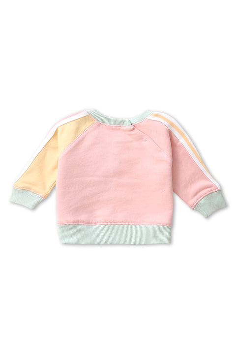 Girls Branded Sweatshirt - 3 Tone