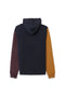 Men Branded Fleece Hoodie - Three Tone