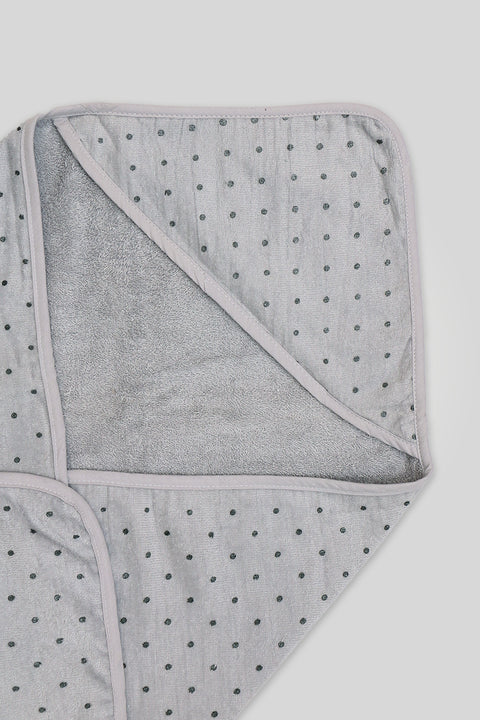 Baby Hoodie Towel  80*80 CM - GREY