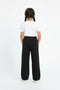 Girls Branded Fleece Pajama - Black