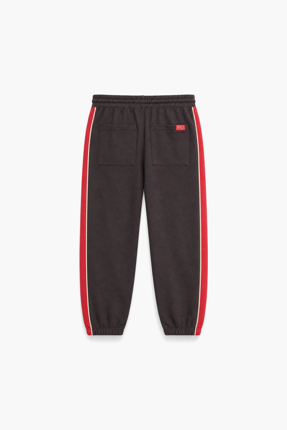 Men Branded Fleece Trouser - Charcoal