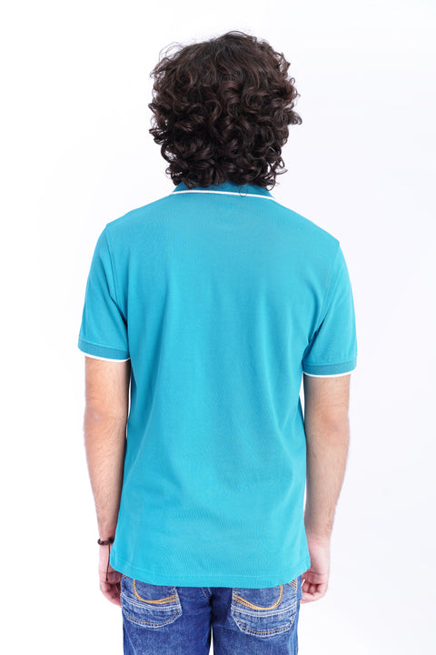 Jacquard Collar Polo