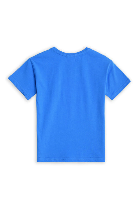 Boys Graphic T-Shirt BT24#15 - Royal Blue
