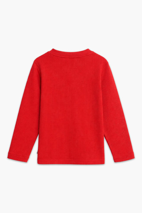 Boys Branded Sweatshirt - Red