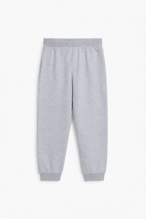 Boys Branded Trouser  - Heather Grey