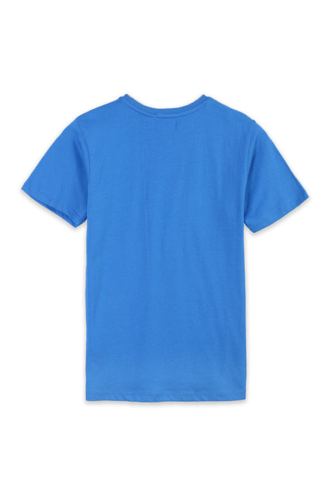 Boys Graphic T-Shirt BT24#62 - Royal Blue
