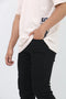 Man Old Navy Straight Fit Denim Jeans - Black