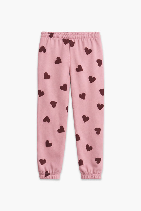 Girls Branded Graphic Trouser - Pink