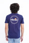Men Branded Graphic Tees - Navy
