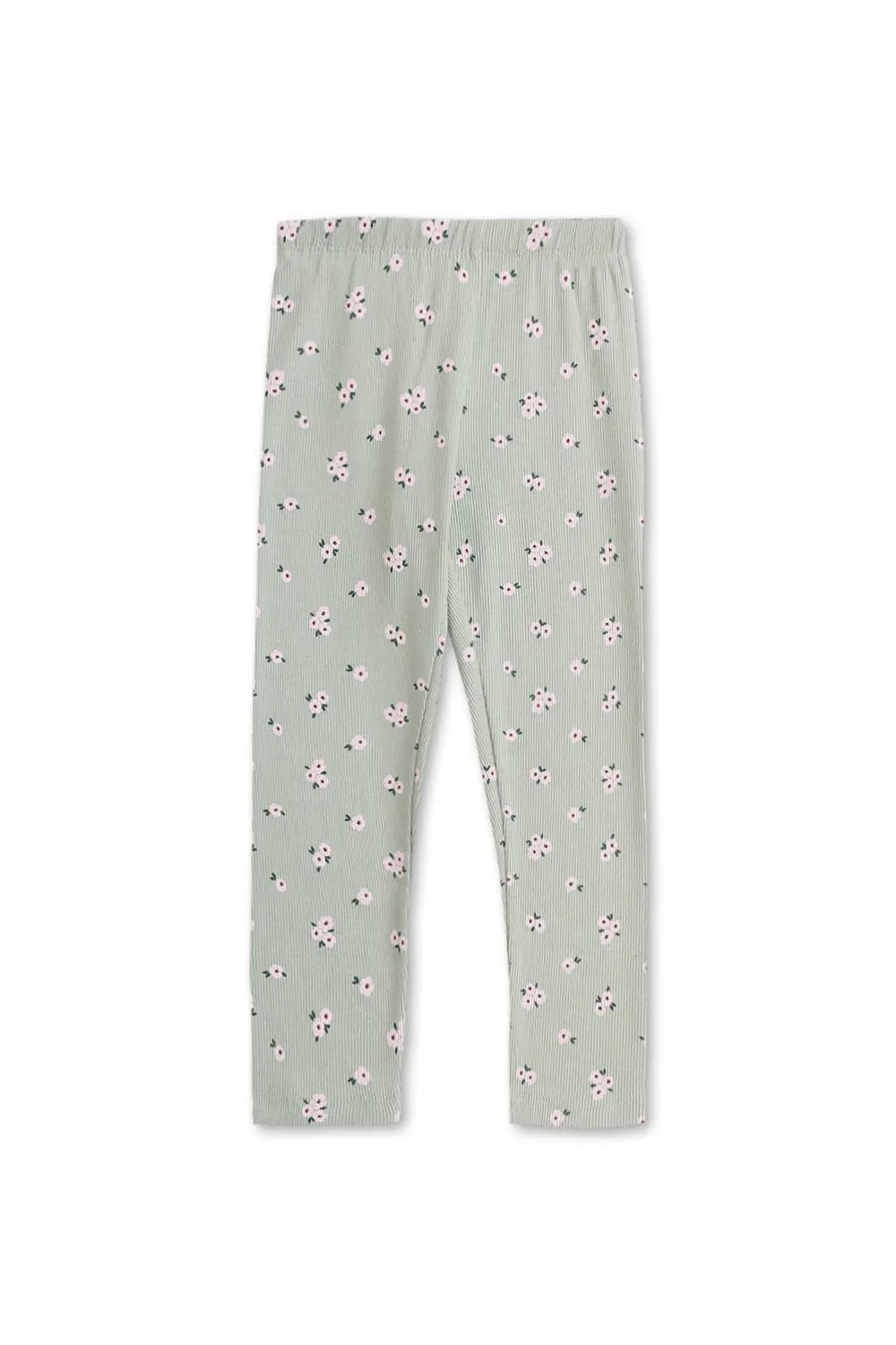 Girls Branded Graphic Legging - L/Green