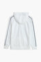 Women Branded Zipper Hoodie - White