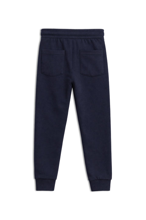 Boys Branded Fleece Trouser - Navy