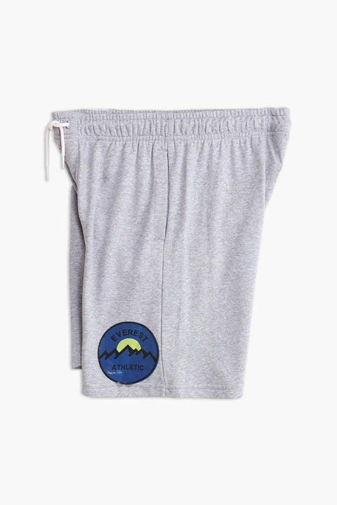 Men Branded Short - Heather Grey