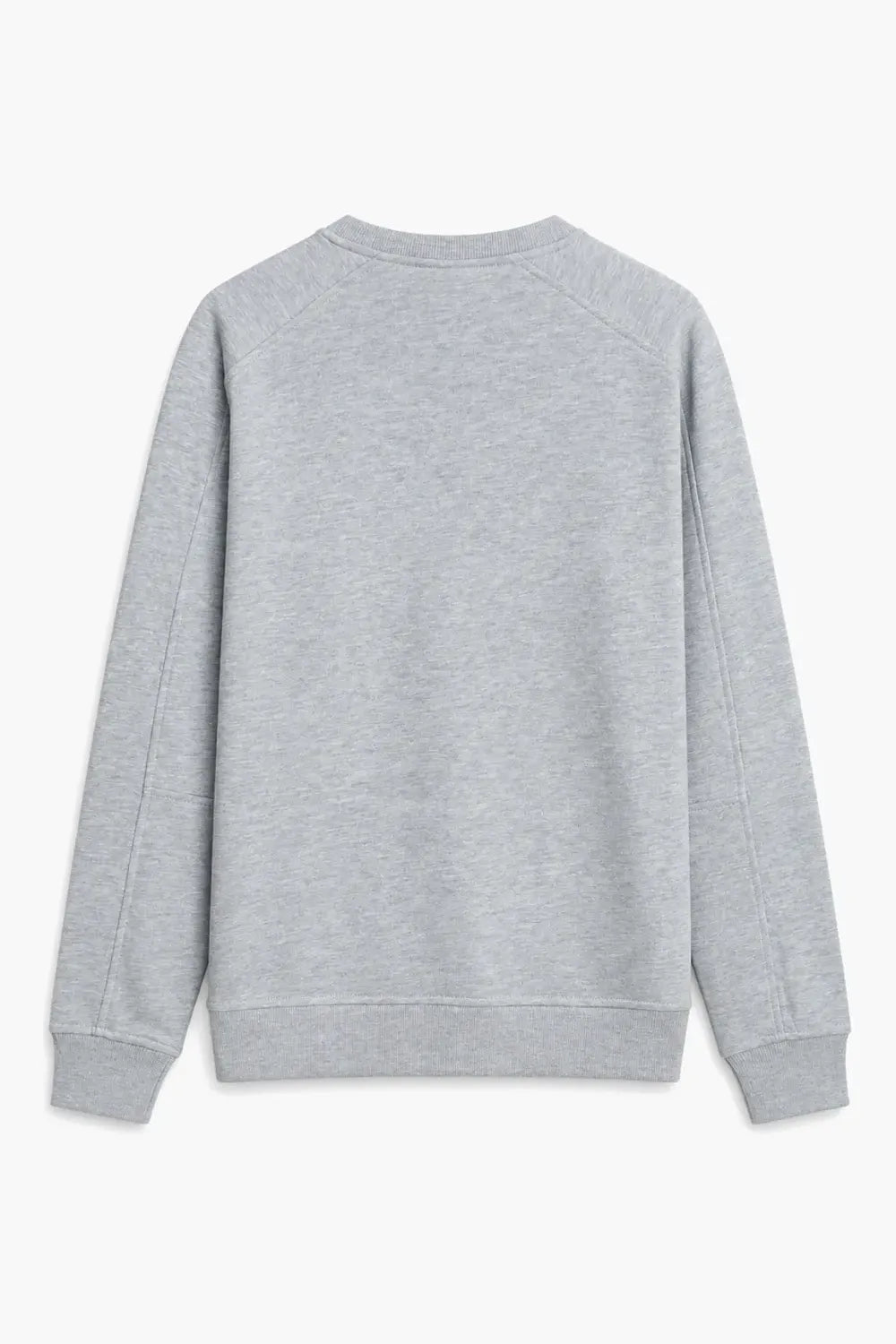 Men Breanded Fleece Sweatshirt - Grey