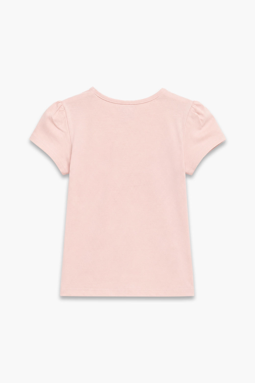 Girls Branded Graphic T-Shirt - Peach