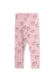 Girls Branded Graphic Legging - Pink