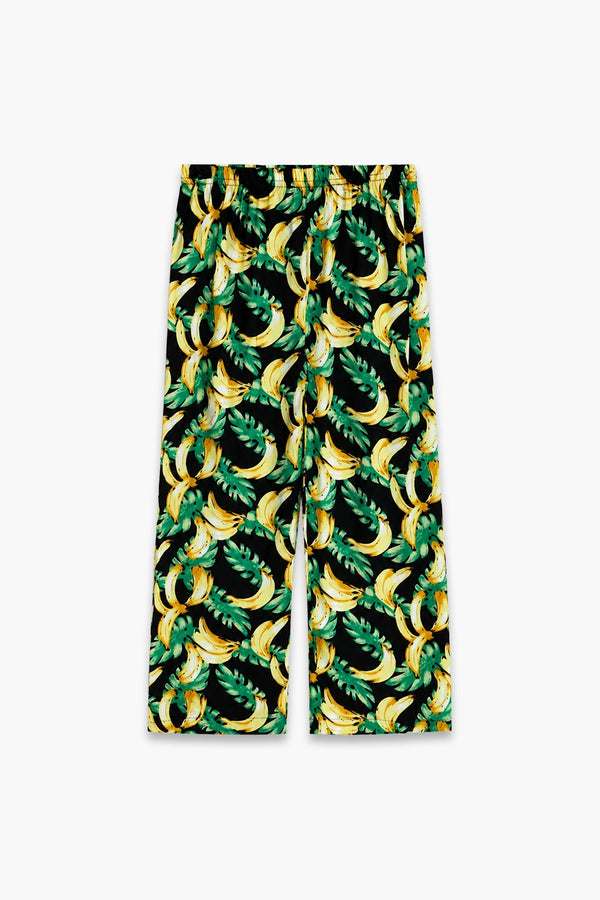 Graphic Loungewear Suit - GREEN & BLACK