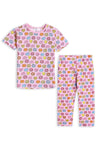 Girls Graphic Loungewear Suit GLS24#05 - Pink