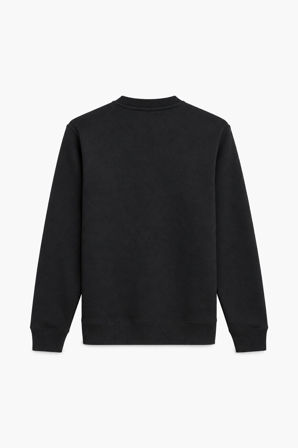 Men Breanded Fleece Sweatshirt - Black