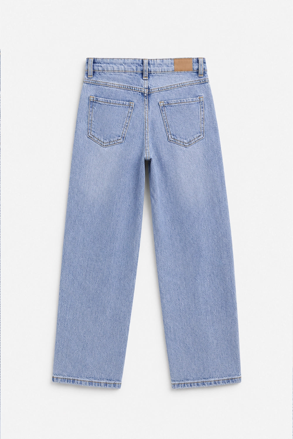 Boy Branded Loose fit Denim Pant - L/Blue