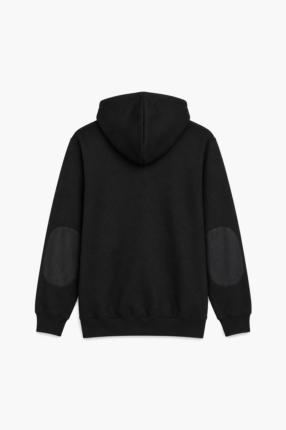 Men Branded Hoodie Zipper - Black