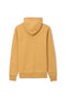 Men Branded Fleece Zipper Hoodie - Mustard