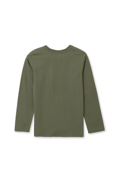 Boy Branded Basic Tee F/S - Green