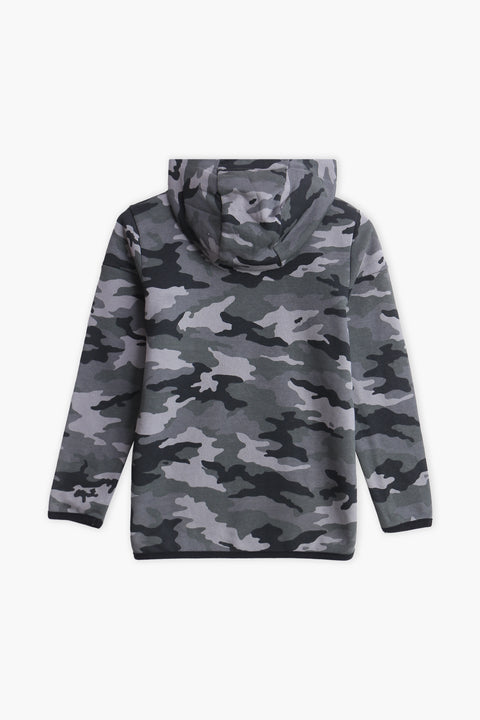 Boys Branded Pullover Hoodie - Camouflage