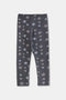 Girls Branded Graphic Legging - Grey