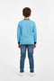 Boy Branded Graphic T-shirt F/S - Sky Blue
