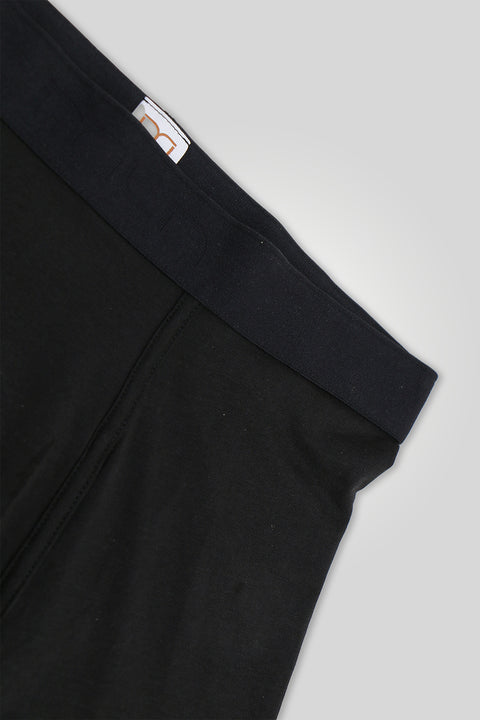 Men Casual Branded Boxer Short - Black