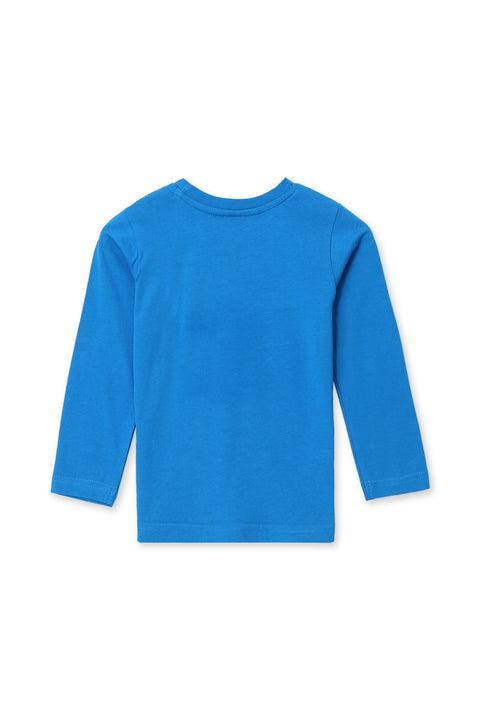 Boy Branded Graphic Tee F/S - Blue