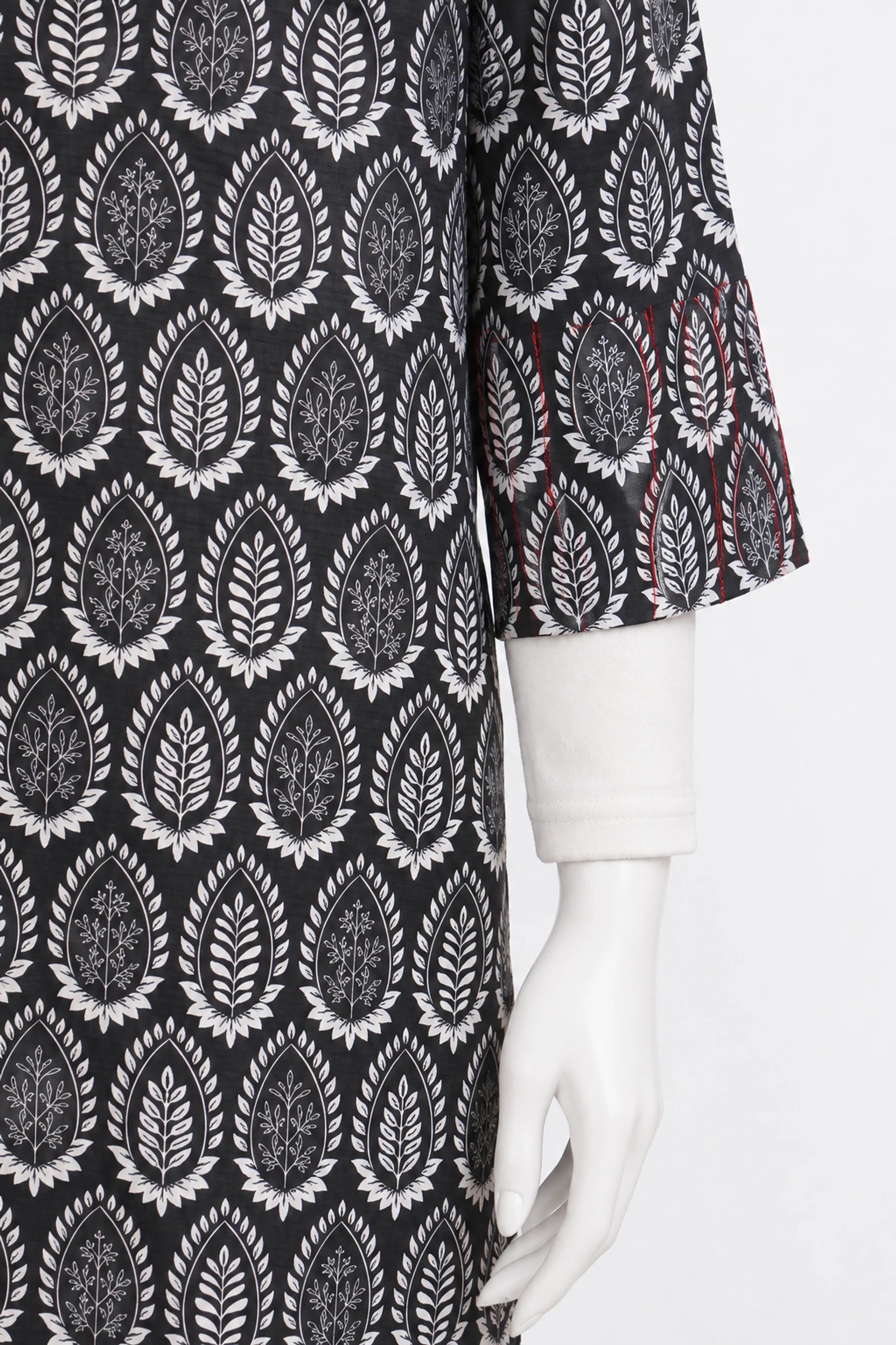 PRINTED KHADDAR SUIT