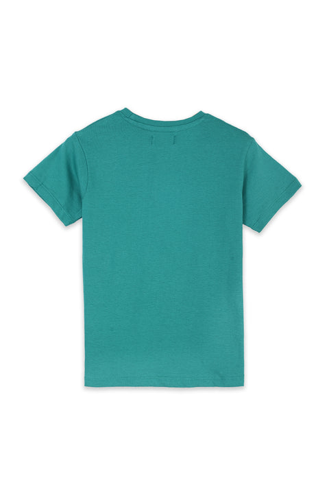 Girls Graphic T-Shirt GT24#20 - D/Green