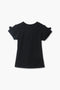 Girls Branded Graphic T-Shirt - Black