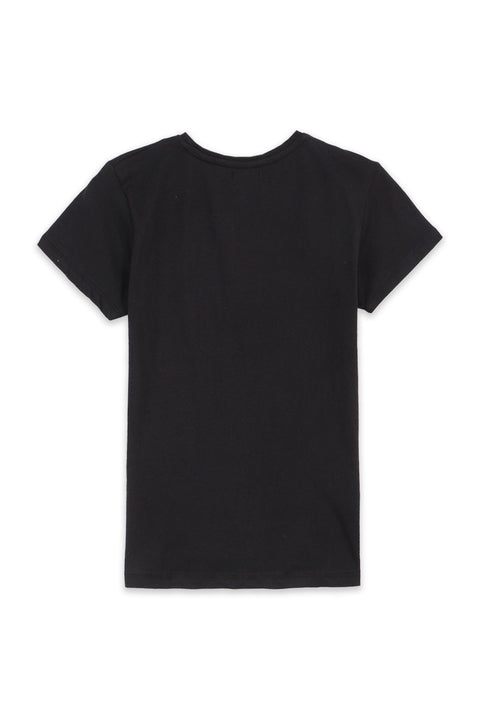 Women's Graphic T-Shirt WT24#15 - Black